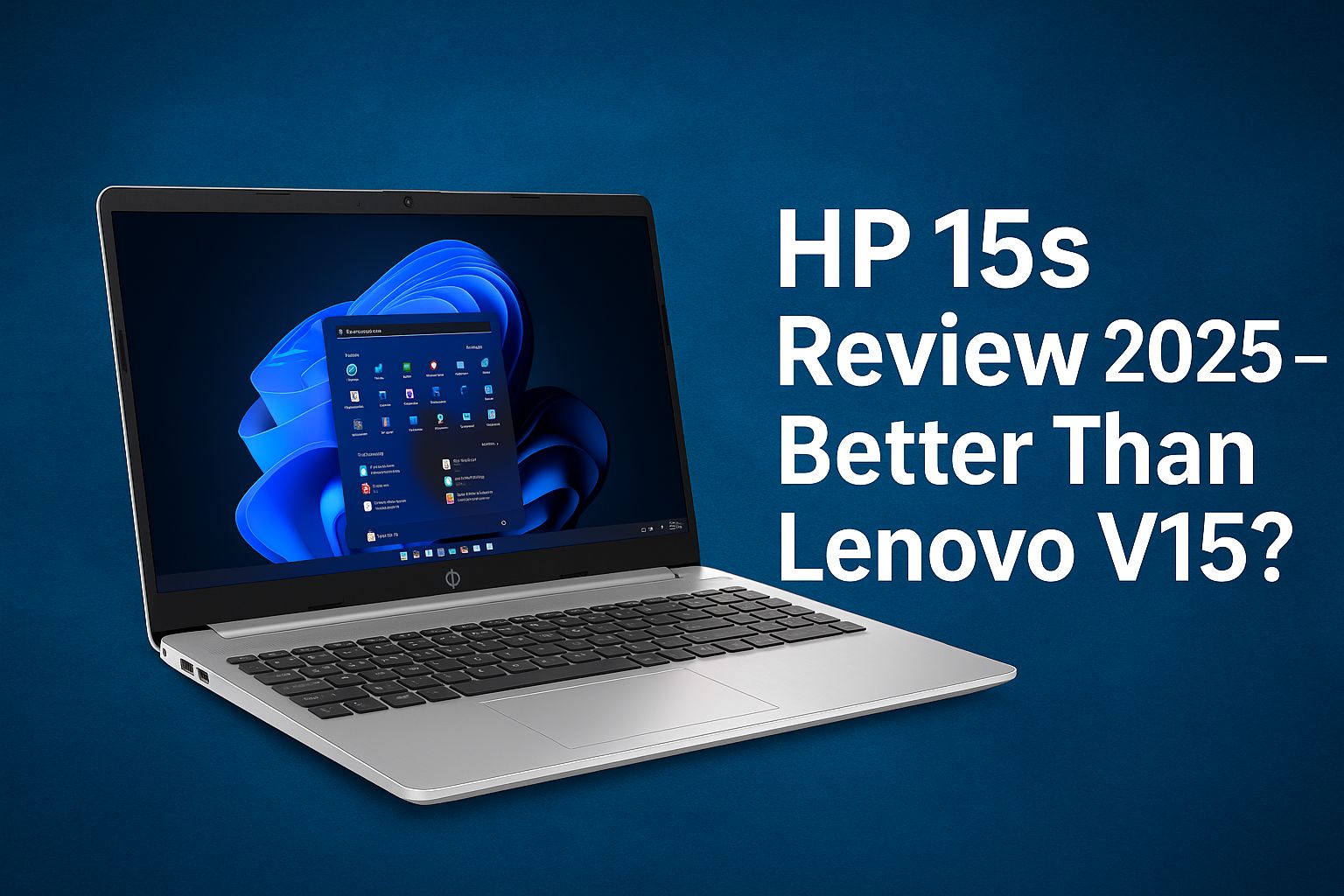 HP 15s Review 2025 – Better Than Lenovo V15 with Windows 11 display