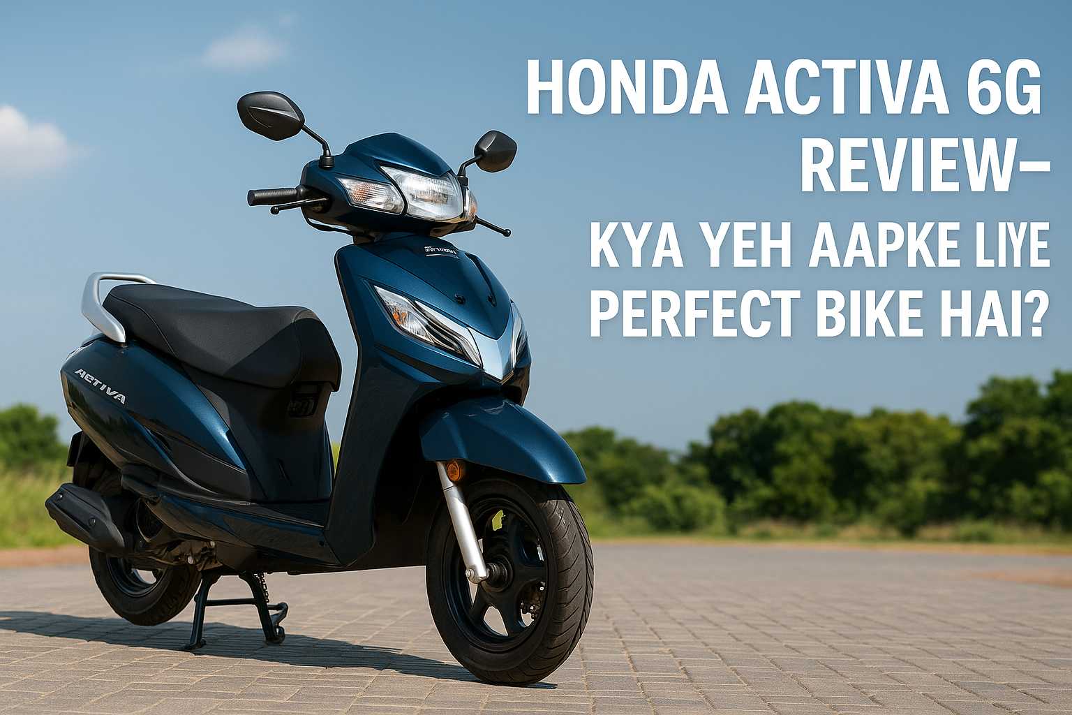 Honda Activa 6G Full Review – Is it the Perfect Bike for You?